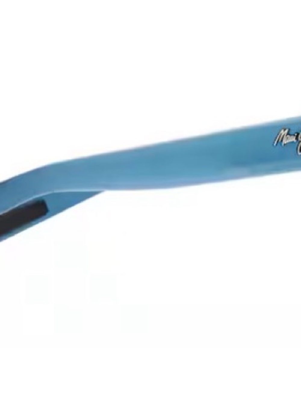 Maui Jim KAIWI CHANNEL Polarized Wrap Sunglasses Blue Black w/Blue Hawaii Lenses - Picture 8 of 15